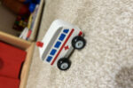 Wooden Ambulance Toy – Toddler Safe, Eco-Friendly, & Fun Push Toy for Kids - Image 2
