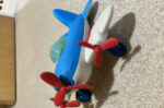 Colorful Plastic Toy Airplane – Fun Push and Play Kids Toy, Perfect for Toddlers - Image 2