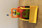 Kids Plastic Toy Tractor with Driver Figure – Colorful Construction Farm Vehicle - Image 3