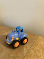 HUILE TOYS Agricultural Machinery Tractor – Purple & Orange Farm Vehicle for Kids