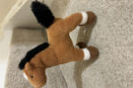 Small Brown Horse Plush Toy – Soft Stuffed Animal for Kids & Collectors - Image 4