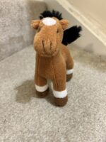Small Brown Horse Plush Toy – Soft Stuffed Animal for Kids & Collectors