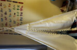 Children’s Indoor Teepee Play Tent – Cream Fabric with Pom-Pom Detail - Image 2