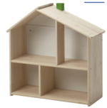 Children's Wooden House Toy & Book Storage Shelf – Great Condition 🏡